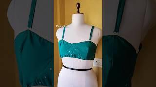 Bustier Bra Without Pattern #sewing