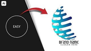 Logo Design Super Easy Techniques For Experts & Beginners - Adobe Illustrator Tutorial