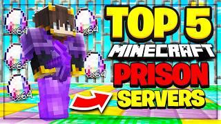 TOP 5 MINECRAFT PRISON SERVERS TO PLAY IN 2024  Best Minecraft OP Prison  1.81.191.20 SERVER