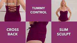 Cupshe® Tummy Contour Swimsuits Provid Added Security and Shaping For the Stomach Area