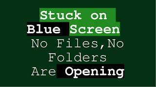 Fix Blue Screen  No icons  No folder opening in Linux  ubuntu 20.04 LTS after login