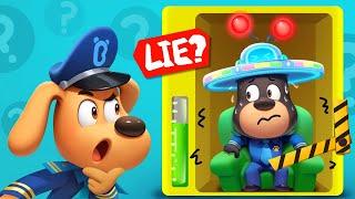 Lie Detector Hat  Good Habits  Detective Cartoon  Kids Cartoons  Sheriff Labrador