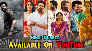 Top 10 Big New South Hindi Movies  Available Now On YouTube  Salaar  Naa Saami Ranga  Rangabali