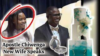 EMOTIONAL  Apostle Chiwenga New Beautiful Young Wife Speaks For The First Time In Church