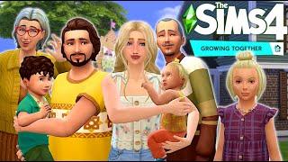 Let’s play the sims 4 growing together  Sims 4 growing together expansion pack