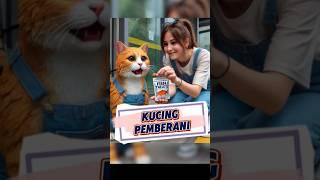 Kucing pemberani #kucing #cat #shorts