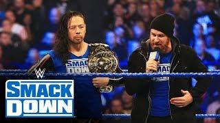 Undisputed ERA crash Shinsuke Nakamura’s unveil of new-look title SmackDown Nov. 22 2019