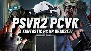 PSVR 2 is a FANTASTIC PC VR Headset  PSVR 2 PC Adapter First Impressions