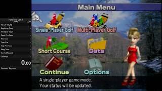 Hot Shots Golf 3 100% Speedrun in 111730 skip to 8 minutes in