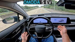 2024 OMODA 5 EV 204 HP POV TEST DRIVE