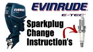 Evinrude ETEC Spark Plug Change & Plug Indexing Instructions  3 Year 300 Hour Service
