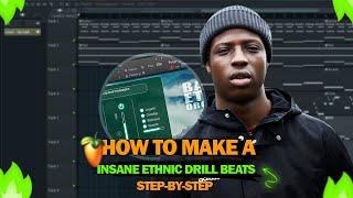 The Easy Way To Make Insane Ethnic Drill Beats From Scratch  2023