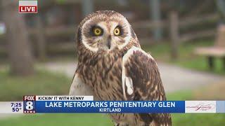 Kenny visits wildlife center at Penitentiary Glen