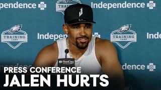 Eagles Press Conference Jalen Hurts  July 24 2024