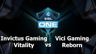 iG.V vs VG-R Game 1 - ESL One Manila CN - @TobiWanDOTA @RyuUboruZDotA