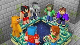 ¡Minecraft PERO los YOUTUBERS me AYUDAN a PASAR MINECRAFT  TROLERO y HARDY