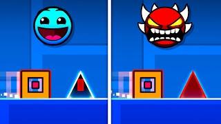 Я прошёл Geometry Dash с БЕЗУМНЫМИ ХИТБОКСАМИ