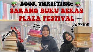 BOOK THRIFTING belanja novel ENGLISH ORI bekas @Sarang Buku Bekas Plazfes Kuningan Jkt + book haul