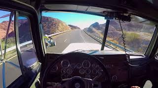 Peterbilt 379 Cummins N14 Climbing out of Yuma AZ Loaded22