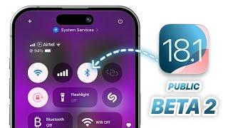 iOS 18.1 Public Beta 2 Released Whats New? Apple Intelligence