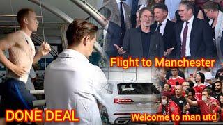  𝐁𝐑𝐄𝐀𝐊𝐈𝐍𝐆 man united Confirmed arrivals of new midfielder medical booked man utd signing 2425