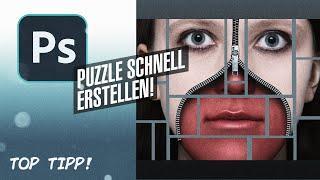 Photoshop - Puzzle schnell und einfach erstellen.