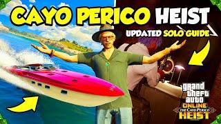 *UPDATED 2024* GTA 5 Online SOLO ELITE Cayo Perico Heist Guide ALL Setups & Stealth ELITE Finale