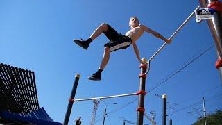 На Центральном городском пляже состоялся открытый чемпионат по воркауту