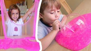 SLIME FOR KIDS How To Make Slime Bubbles