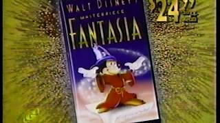 Disneys Fantasia VHS Release Ad 1991