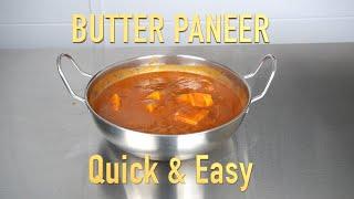 Quick & Easy Butter Paneer