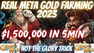 Gems of War REAL Meta GOLD FARMING for 2023  $1500000 in 5 minutes NOT glory trick REAL DEAL