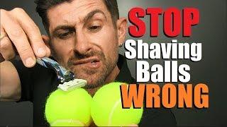 How To PROPERLY Shave Your Balls SAFEST Testicle Shaving Technique