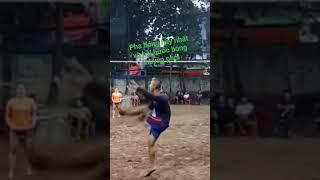 Pha bóng đẳng cấp  hài hước bóng chuyền phủi #ĐaiLâm#Short#Volleyball#