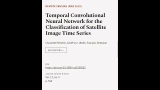 Temporal Convolutional Neural Network for the Classification of Satellite Image Time ...  RTCL.TV