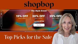 SHOPBOP  THE STYLE EVENT 2022  TRANSITIONAL AND FALL RECOMMENDATIONS FOR THE SALE