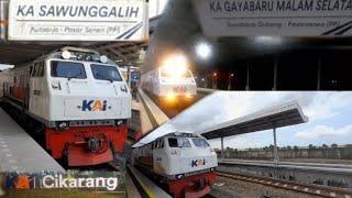 Kereta Api Bangunkarta Eksekutif K A Gaya Baru Malam Eksekutif dan K A Sawunggalih Pagi Eksekutif