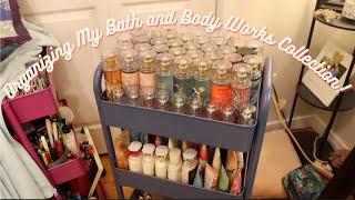 ORGANIZING MY BATH AND BODY WORKS COLLECTION