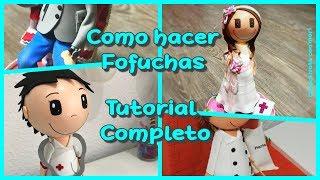 Diy FOFUCHAS de goma eva tutorial completo