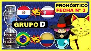 ANÁLISIS y PREDICCIONES FECHA 3 GRUPO D COPA AMÉRICA 2024    