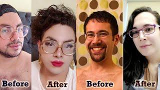 Amazing Before After Transgender Transformations -  From Handsome man to Gorgeous woman.