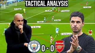 Arteta’s Unpredictability Pep’s Tactical Tweaks Manchester City 0-0 Arsenal Tactical Analysis