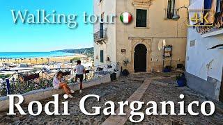 Rodi Garganico Puglia Italy【Walking Tour】History in Subtitles - 4K