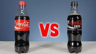 Experiment Coca Cola vs Coca Cola Zero
