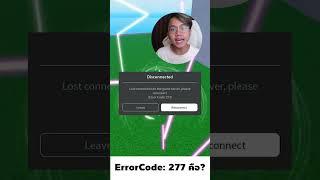 ErrorCode 277 ในroblox คืออะไร?? #roblox #shorts