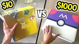 $10 vs $1000 Pokemon Mystery Box
