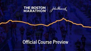 Boston Marathon  Official Course Preview