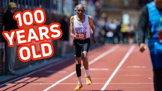 100-Year-Old WWII Veteran Lester Wright 26.34 100m At Penn Relays