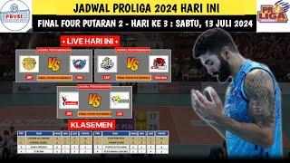 Jadwal Proliga 2024 Hari ini Final Four Putaran 2 - Sabtu 13 Juli 2024 - Proliga 2024 - Live MojiTv