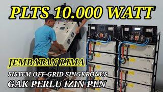 10.000 WATT PEMBANGKIT LISTRIK TENAGA SURYA  JAKARTA BARAT